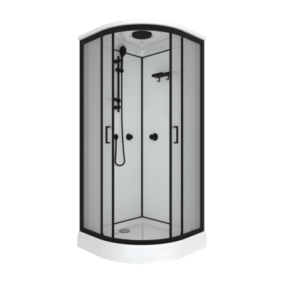 Душевая кабина Triton Прайм-Блэк-Вельвет А 90х90 низкий поддон